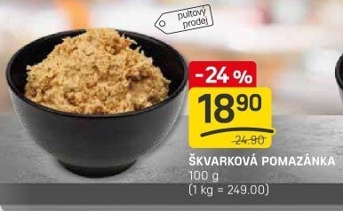 Škvarková pomazánka