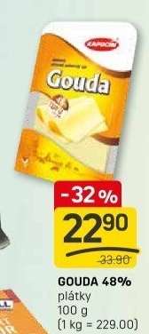 Sýr Gouda 48% Kapucín