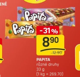 Tyčinka Papita Sölen