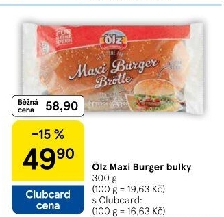 Bulky na hamburger Ölz