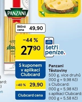 Těstoviny Panzani