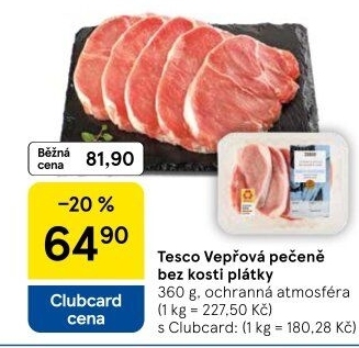 Vepřová pečeně bez kosti Tesco