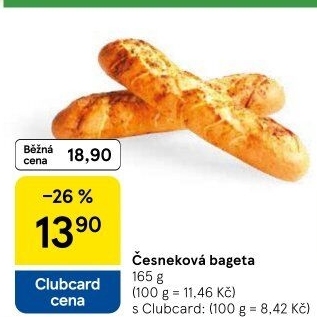 Bageta česneková