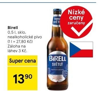 Nealkoholické pivo Birell
