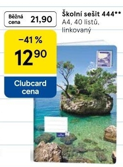 Školní sešit A4