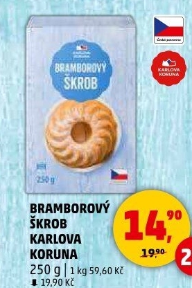 Bramborový škrob Karlova Koruna