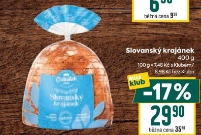 Chléb Slovanský krajánek Odkolek