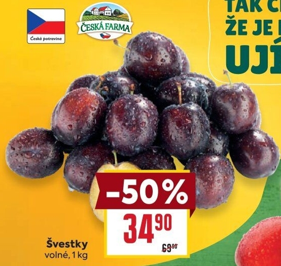 Švestky Česká farma