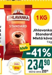 Mletá káva Standard Jihlavanka