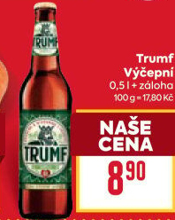 Pivo světlé výčepní 10° Trumf