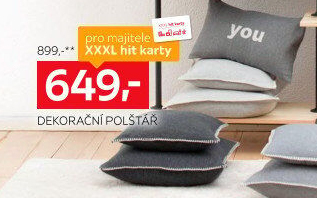 DEKORAČNÍ POLŠTÁŘ