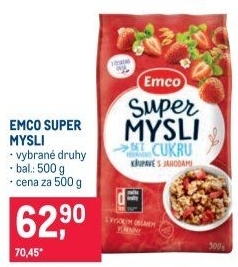Müsli Super Mysli Emco