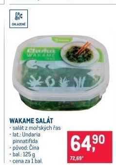 Salát Wakame z mořských řas