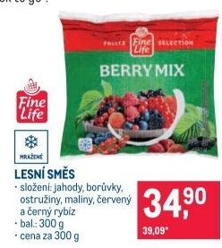 Směs lesní mražená Fine Life