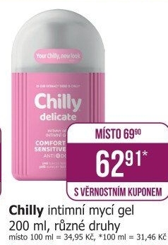 Intimní gel Intima Chilly