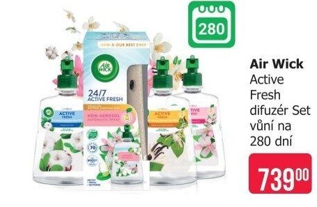 Automatický difuzér Active Fresh Air Wick - sada