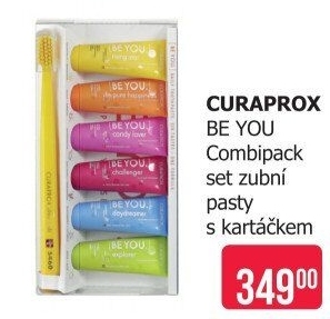 Sada kartáček na zuby + mini pasty na zuby Curaprox