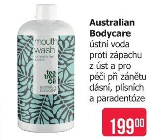Ústní voda Australian Bodycare