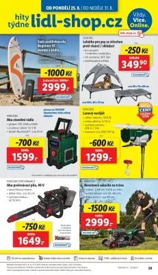 akční leták Lidl 25.8.2025-31.8.2025