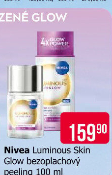 Bezoplachový peeling Liquid Refiner Luminous Skin Glow Nivea