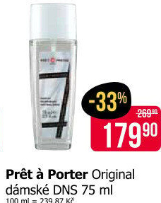 Deodorant parfémovaný Prét ? Porter