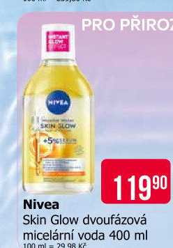 Dvoufázová micelární voda Skin Glow Nivea