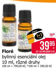 Esenciální olej Floré