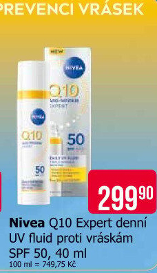 Fluid UV proti vráskám Q10 OF 50 Nivea
