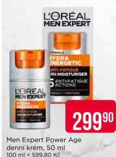 Krém pleťový pánský Hydra Energetic Men ExpertL'