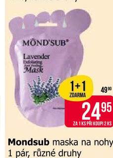 Maska na nohy Mondsub