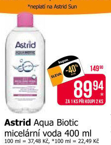 Micelární voda 3v1 Aqua Biotic Astrid