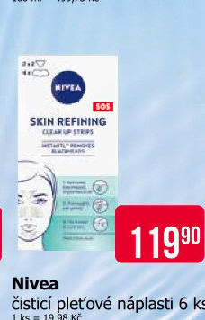 Náplasti pleťové čisticí osvěžující Nivea