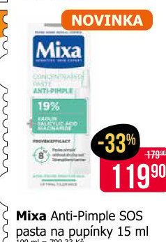 Pasta na pupínky Anti-Pimple Mixa