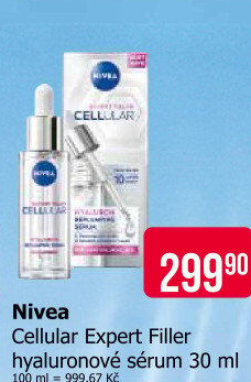 Pleťové vyplňující sérum Hyaluron Cellular Expert Filler Nivea