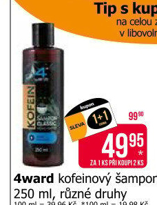 Šampon kofeinový 4ward