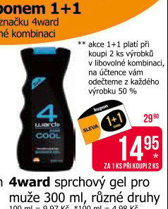 Sprchový gel 4Ward