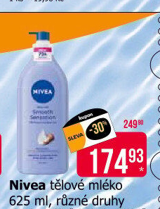 Tělová mléka Nivea