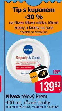 Tělový krém Nivea