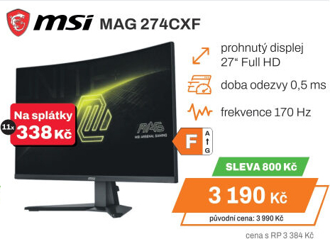 LCD monitor MSI MAG 274CXF