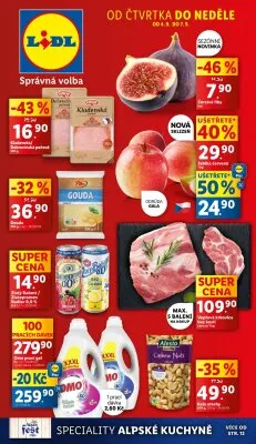 akční leták Lidl 4.9.2025-7.9.2025