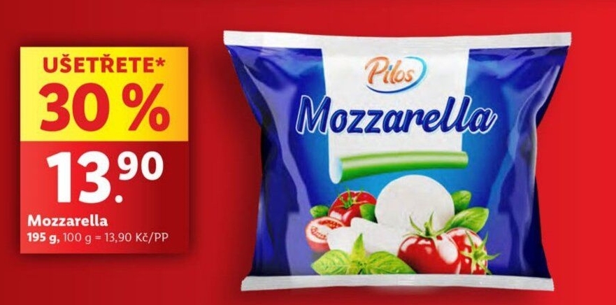 Sýr Mozzarella Pilos