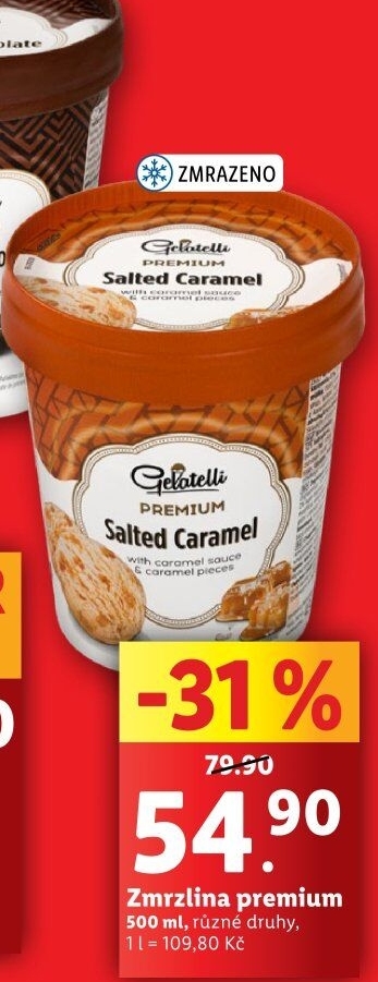 Zmrzlina v kelímku Premium Gelatelli