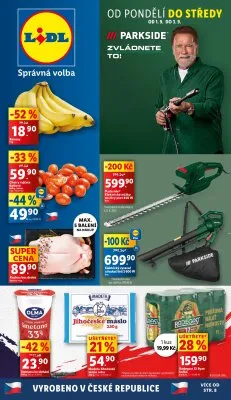 akční leták Lidl 1.9.2025-3.9.2025
