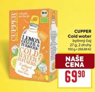 Čaj bylinný cold water bio Cupper