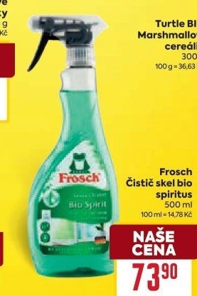 Čistič skel bio Spiritus Frosch