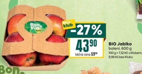 Jablka Bio Billa Bonvia