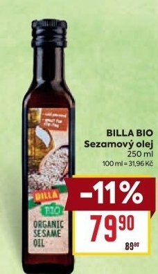 Sezamový olej Bio Billa