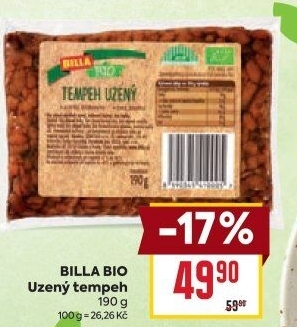 Tempeh uzený Bio Billa