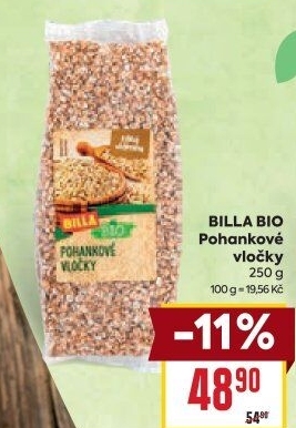 Vločky pohankové Naše Bio Billa