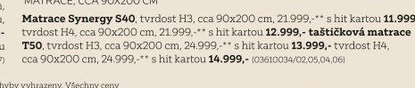 MATRACE 90 CM H4